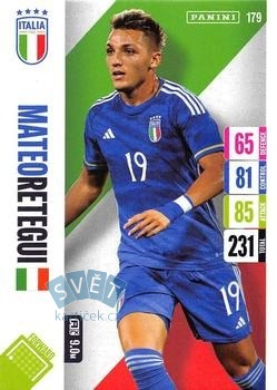 Mateo Retegui Italy Panini Adrenalyn XL England 2024 Tournament Edition #179
