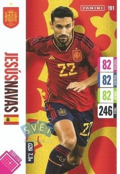 Jesus Navas Spain Panini Adrenalyn XL England 2024 Tournament Edition #191