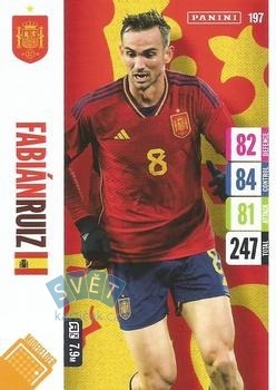 Fabian Ruiz Spain Panini Adrenalyn XL England 2024 Tournament Edition #197