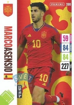Marco Asensio Spain Panini Adrenalyn XL England 2024 Tournament Edition #200