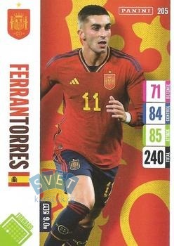 Ferran Torres Spain Panini Adrenalyn XL England 2024 Tournament Edition #205