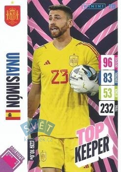Unai Simon Spain Panini Adrenalyn XL England 2024 Tournament Edition Top Keeper #212