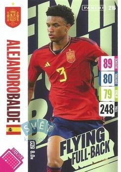 Alejandro Balde Spain Panini Adrenalyn XL England 2024 Tournament Edition Flying Full-Back #216