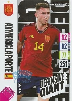 Aymeric Laporte Spain Panini Adrenalyn XL England 2024 Tournament Edition Defensive Giant #225