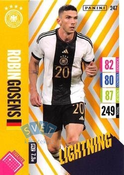 Robin Gosens Germany Panini Adrenalyn XL England 2024 Tournament Edition Lightning #247