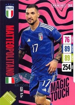Matteo Politano Italy Panini Adrenalyn XL England 2024 Tournament Edition Magic Touch #268