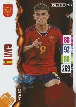 Gavi Spain Panini Adrenalyn XL England 2024 Tournament Edition Fire #275