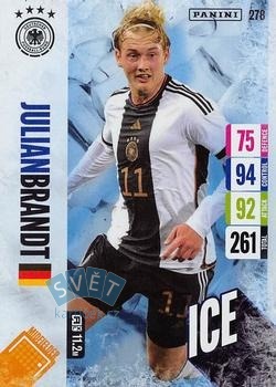 Julian Brandt Germany Panini Adrenalyn XL England 2024 Tournament Edition Ice #278