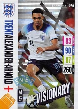 Trent Alexander-Arnold England Panini Adrenalyn XL England 2024 Tournament Edition Visionary #280