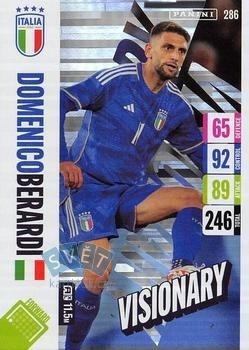 Domenico Berardi Italy Panini Adrenalyn XL England 2024 Tournament Edition Visionary #286