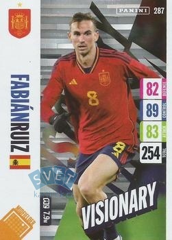 Fabian Ruiz Spain Panini Adrenalyn XL England 2024 Tournament Edition Visionary #287
