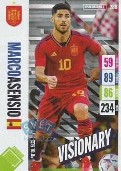 Marco Asensio Spain Panini Adrenalyn XL England 2024 Tournament Edition Visionary #288