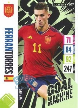 Ferran Torres Spain Panini Adrenalyn XL England 2024 Tournament Edition Goal Machine #297