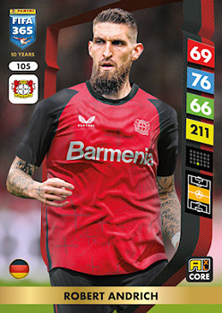 Robert Andrich Bayer 04 Leverkusen Panini FIFA 365 2025 Adrenalyn XL #105