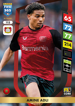 Amine Adli Bayer 04 Leverkusen Panini FIFA 365 2025 Adrenalyn XL #115
