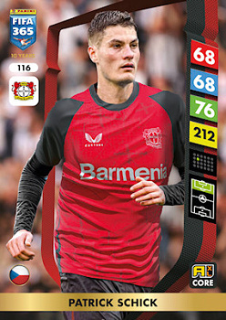 Patrik Schick Bayer 04 Leverkusen Panini FIFA 365 2025 Adrenalyn XL #116