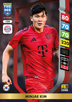 Kim Min-jae Bayern Munchen Panini FIFA 365 2025 Adrenalyn XL #119