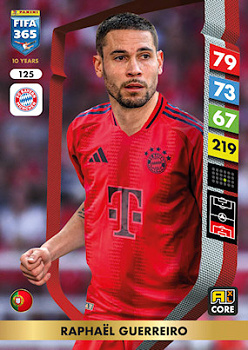 Raphael Guerreiro Bayern Munchen Panini FIFA 365 2025 Adrenalyn XL #125