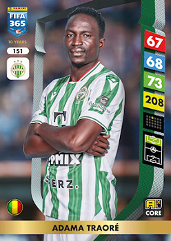 Adama Traore Ferencvarosi TC Panini FIFA 365 2025 Adrenalyn XL #151