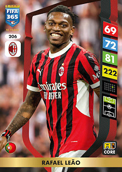 Rafael Leao A.C. Milan Panini FIFA 365 2025 Adrenalyn XL #206