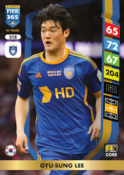 Lee Gyu-sung Ulsan Hyundai Panini FIFA 365 2025 Adrenalyn XL #218