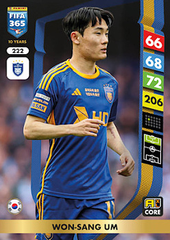 Um Won-sang Ulsan Hyundai Panini FIFA 365 2025 Adrenalyn XL #222
