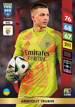 Anatoliy Trubin SL Benfica Panini FIFA 365 2025 Adrenalyn XL #245