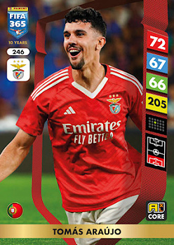 Tomas Araujo SL Benfica Panini FIFA 365 2025 Adrenalyn XL #246
