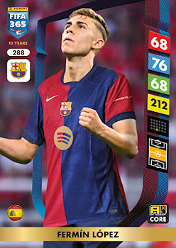 Fermin Lopez FC Barcelona Panini FIFA 365 2025 Adrenalyn XL #288