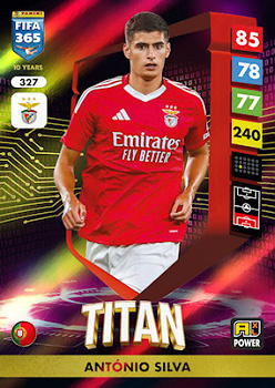 Antonio Silva SL Benfica Panini FIFA 365 2025 Adrenalyn XL Titan #327