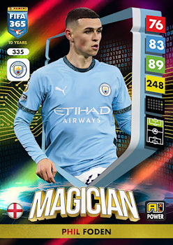 Phil Foden Manchester City Panini FIFA 365 2025 Adrenalyn XL Magician #335