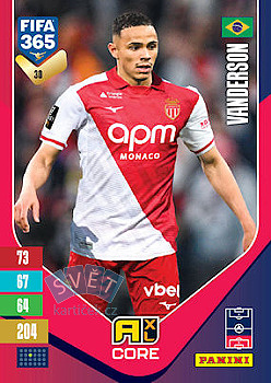 Vanderson AS Monaco Panini FIFA 365 2027 Adrenalyn XL #30