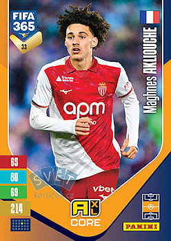 Maghnes Akliouche AS Monaco Panini FIFA 365 2027 Adrenalyn XL #33