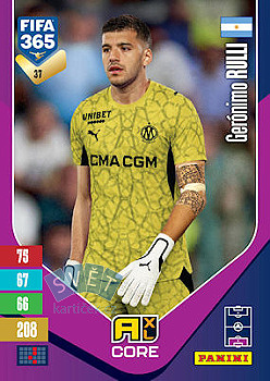 Geronimo Rulli Olympique de Marseille Panini FIFA 365 2027 Adrenalyn XL #37