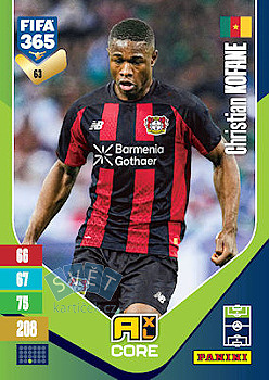 Christian Kofane Bayer 04 Leverkusen Panini FIFA 365 2027 Adrenalyn XL #63