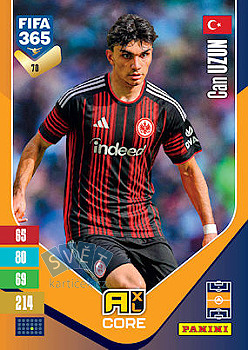 Can Uzun Eintracht Frankfurt Panini FIFA 365 2027 Adrenalyn XL #70
