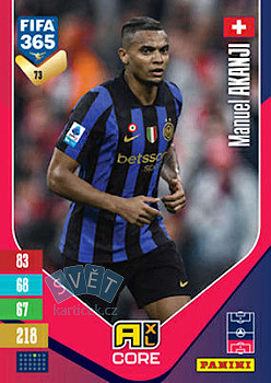 Manuel Akanji Internazionale Milano Panini FIFA 365 2027 Adrenalyn XL #73