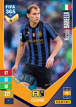 Nicolo Barella Internazionale Milano Panini FIFA 365 2027 Adrenalyn XL #79