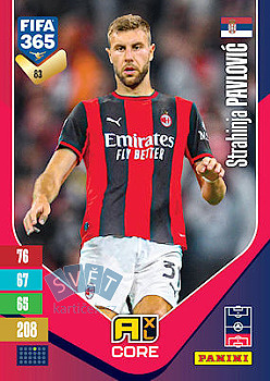Strahinja Pavlovic A.C. Milan Panini FIFA 365 2027 Adrenalyn XL #83