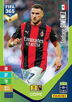 Santiago Gimenez A.C. Milan Panini FIFA 365 2027 Adrenalyn XL #88