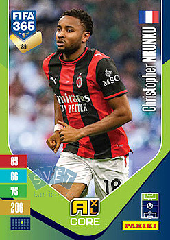Christopher Nkunku A.C. Milan Panini FIFA 365 2027 Adrenalyn XL #89