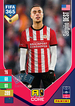 Sergino Dest PSV Eindhoven Panini FIFA 365 2027 Adrenalyn XL #92