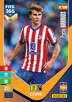 Pablo Barrios Atletico Madrid Panini FIFA 365 2027 Adrenalyn XL #132