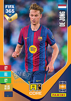 Frenkie de Jong FC Barcelona Panini FIFA 365 2027 Adrenalyn XL #139
