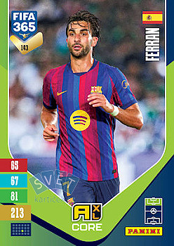 Ferran Torres FC Barcelona Panini FIFA 365 2027 Adrenalyn XL #143