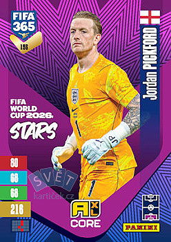 Jordan Pickford England Panini FIFA 365 2027 Adrenalyn XL FIFA World Cup 2026 Stars #156