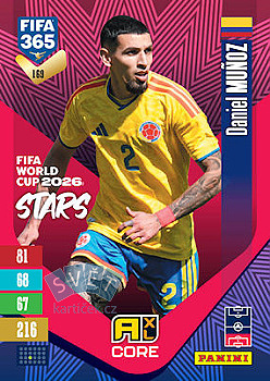 Daniel Munoz Colombia Panini FIFA 365 2027 Adrenalyn XL FIFA World Cup 2026 Stars #169