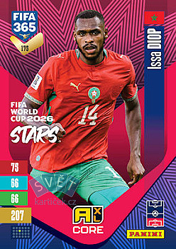 Issa Diop Morocco Panini FIFA 365 2027 Adrenalyn XL FIFA World Cup 2026 Stars #175