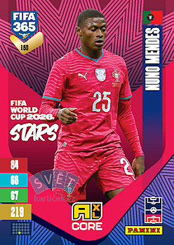 Nuno Mendes Portugal Panini FIFA 365 2027 Adrenalyn XL FIFA World Cup 2026 Stars #180