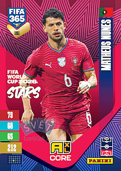 Matheus Nunes Portugal Panini FIFA 365 2027 Adrenalyn XL FIFA World Cup 2026 Stars #181